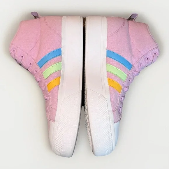 Adidas Bravada 2.0 Platform Mid Sneakers Women's Size 10 Bliss Lilac - Picture 4 of 10